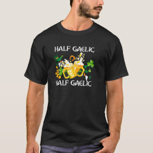 Halb-gälisch halb Knoblauch italienisch irisch St. T-Shirt