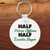 Halb-Gefängnisrätin Half Zombie Slayer Schlüsselanhänger (Vorderseite)