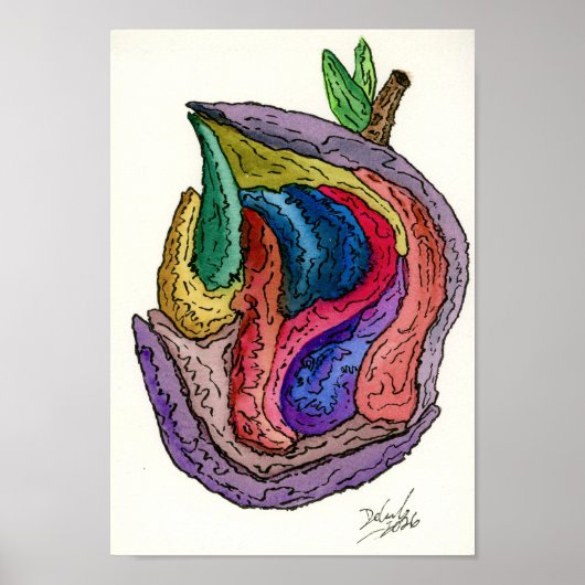 Halb gegessen poster (Vorne)