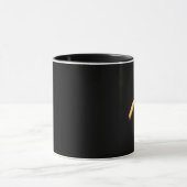 Halb geschälte Banane Stillleben Tasse (Zentrum)