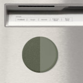 Halb gespalten Moss Green Magnet (In Situ (Geschirrspüler))