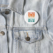 Halb Ghetto halb heilig bedeutet Bete mit mir Spie Button (Beispiel)