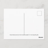 halb Glanz, Standardgröße, Ruhe und Tauben Postkarte (Rückseite)