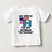 Halb guatemaltekisches 100% fantastisch baby t-shirt (Vorderseite)