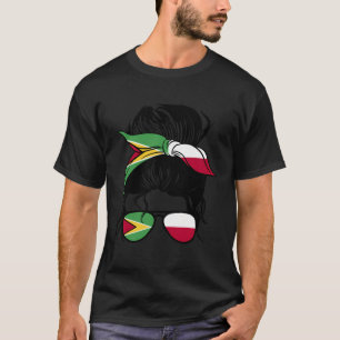 Halb Guyaner Polnischer Mix Guyana und Polen Ro T-Shirt
