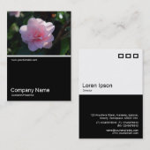 Halb&Halb Foto 0311 - Rosa Kamelien Visitenkarte (Vorne/Hinten)