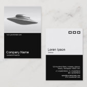 Halb&Halb Foto 031 - Flying Saucer Visitenkarte (Vorne/Hinten)