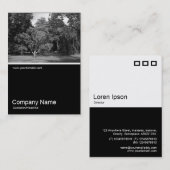 Halb&Halb Foto 0330 - Bäume im Sommer Visitenkarte (Vorne/Hinten)