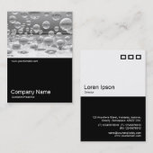 Halb&Halb Foto 064 - Silberblasen Visitenkarte (Vorne/Hinten)