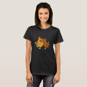 Halb-Hühnersprung-Seil T-Shirt (Vorne ganz)