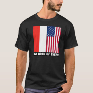 Halb indonesische Halb-Amerikanisch Indonesien Her T-Shirt