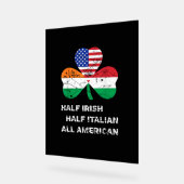 Halb irisch Halb Italienisch Alle amerikanischen F Acrylschild (Winkel)