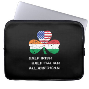 Halb irisch Halb Italienisch Alle amerikanischen F Laptopschutzhülle