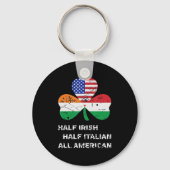 Halb irisch Halb Italienisch Alle amerikanischen F Schlüsselanhänger (Vorderseite)