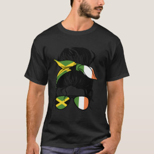 Halb Jamaikaner halb irischer Mix Jamaika und Irla T-Shirt