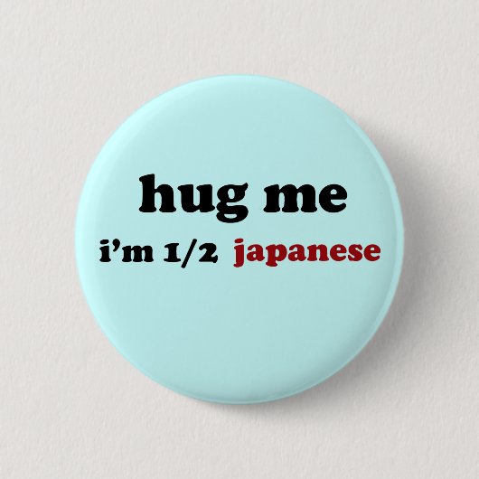 Halb japanisch button (Vorderseite)