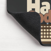 Halb Kaffee, halb Coder Mousepad (Ecke)
