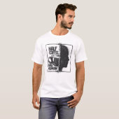 Halb Kaffee, halb Mensch T-Shirt (Vorne ganz)