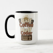 Halb Kaffee, halb Programmierer Tasse (Links)