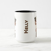 Halb Kaffee, halb Programmierer Tasse (Zentrum)