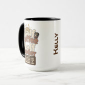 Halb Kaffee, halb Programmierer Tasse (Vorderseite Links)