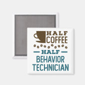 Halb-Kaffee-Halbpension Techniker ABA RBT Magnet (Vorderseite/Rückseite)