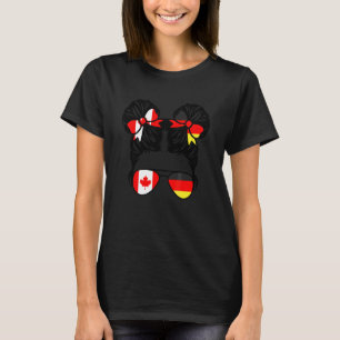 Halb kanadisches halb deutsches Mädchen Kanada Kin T-Shirt