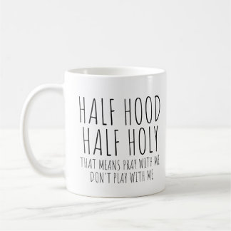 Halb Kapuze halb heilig Kaffeetasse