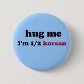 Halb koreanisch button (Vorderseite)