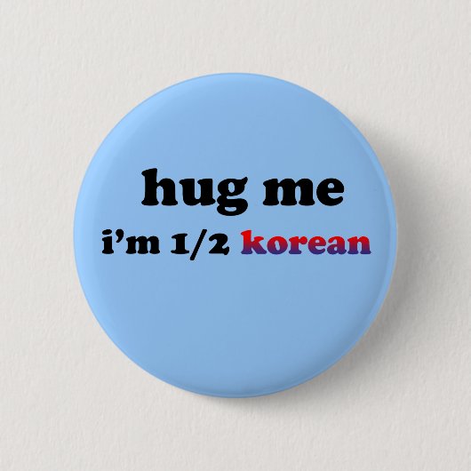 Halb koreanisch button (Vorderseite)