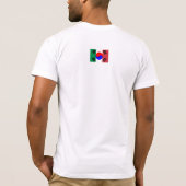 Halb koreanisch, halb italienisch T-Shirt (Rückseite)