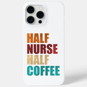 Halb Krankenschwester halb Kaffee Lustige Krankens Case-Mate iPhone Hülle