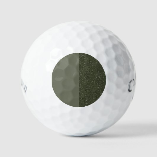 Halb-Lärm Moss Green Golf Ball - individuell einst (Vorderseite)