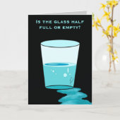 halb leer karte (Gelbe Blume)