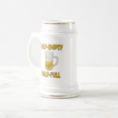 halb leer oder halb voll bierglas (Vorderseite Links)
