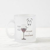 halb leer oder halb voll?  Höhe ist alles Mattglastasse (Links)