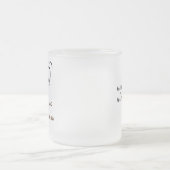 halb leer oder halb voll? Höhe ist alles Mattglastasse (Mittel)