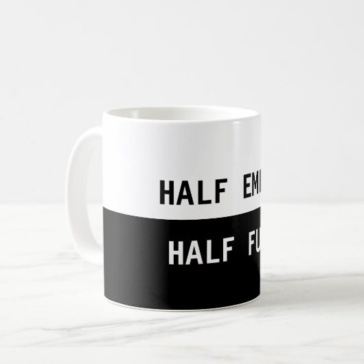 Halb leere halb volle Tasse (Vorderseite Links)