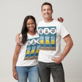 halb leere halbe komische Tasse T - Shirt (Unisex)