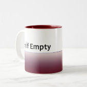 Halb leere Tasse (Vorderseite Links)