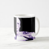 halb leeres Glas, halb leeres Glas Kaffeetasse (VorderseiteRechts)