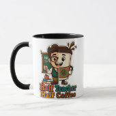 Halb Lehrer Halb Kaffeetasse – Lustiges Geschenk f (Links)