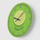 Halb Limon Große Wanduhr (Winkel)