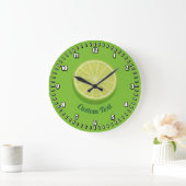 Halb Limon Große Wanduhr (Zuhause)