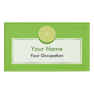 Halb Limon Namenschild