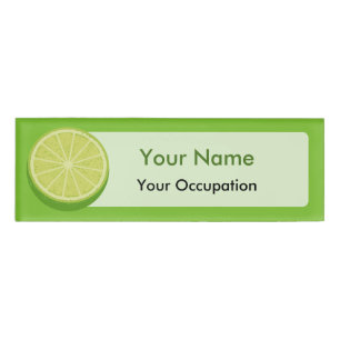 Halb Limon Namenschild