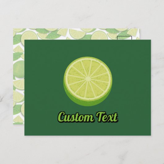 Halb Limon Postkarte (Vorne/Hinten)
