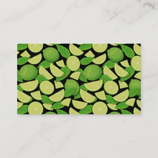 Halb Limon Visitenkarte (Rückseite)