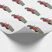 Halb LKW Geschenkpapier (Ecke)