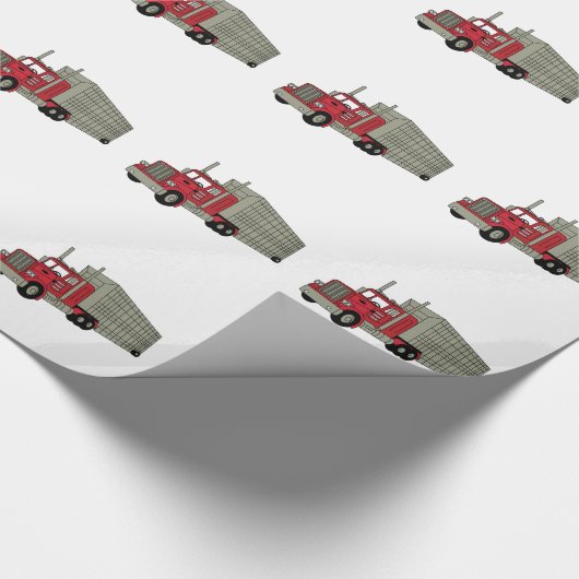 Halb LKW Geschenkpapier (Ecke)